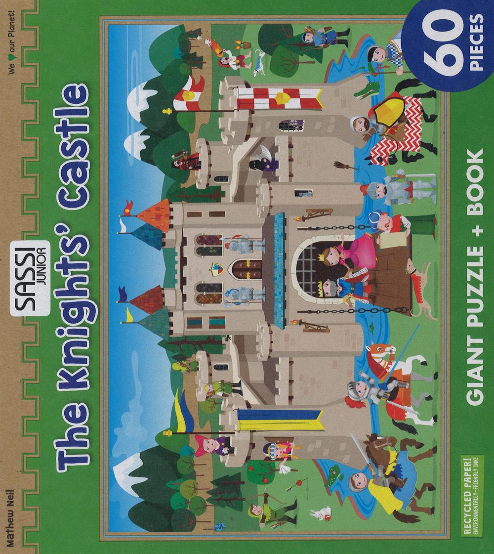 The knights' castle. Puzzle gigante