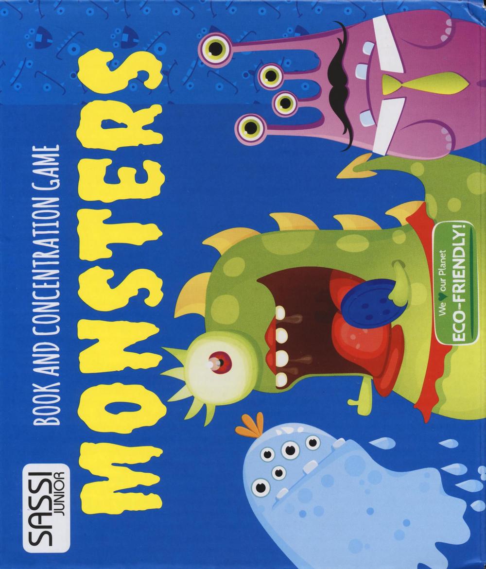Monsters. Book and concentration game