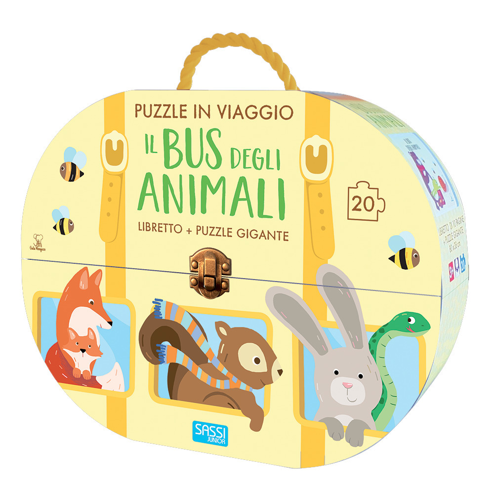 Il bus degli animali. Puzzle in viaggio