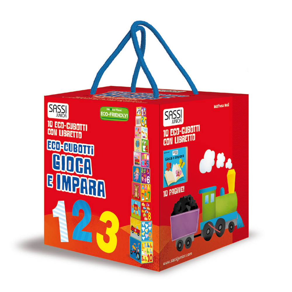 Gioca e impara. Numeri, forme, colori, animali. Eco-cubotti