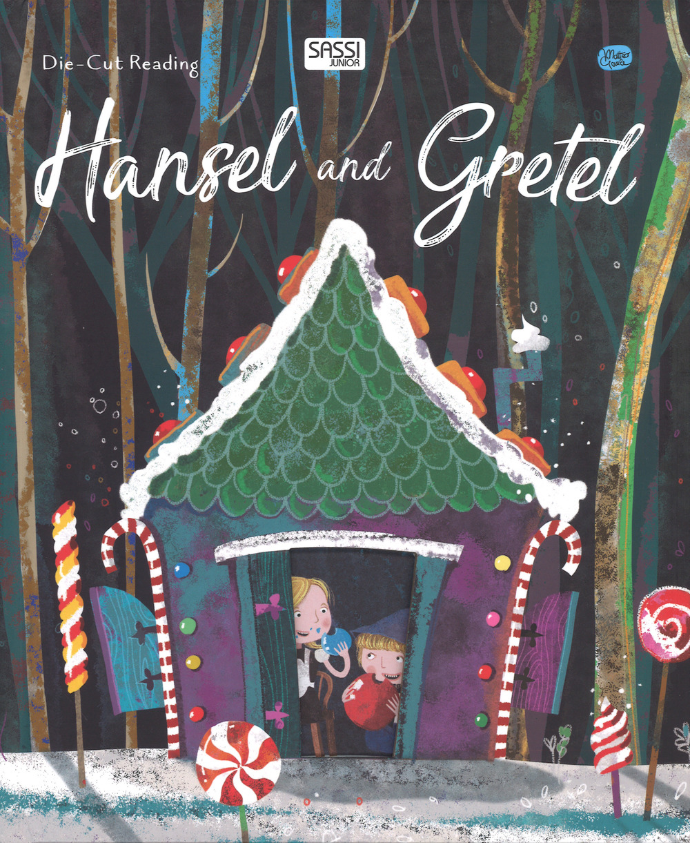 Hansel and Gretel. Die-cut reading