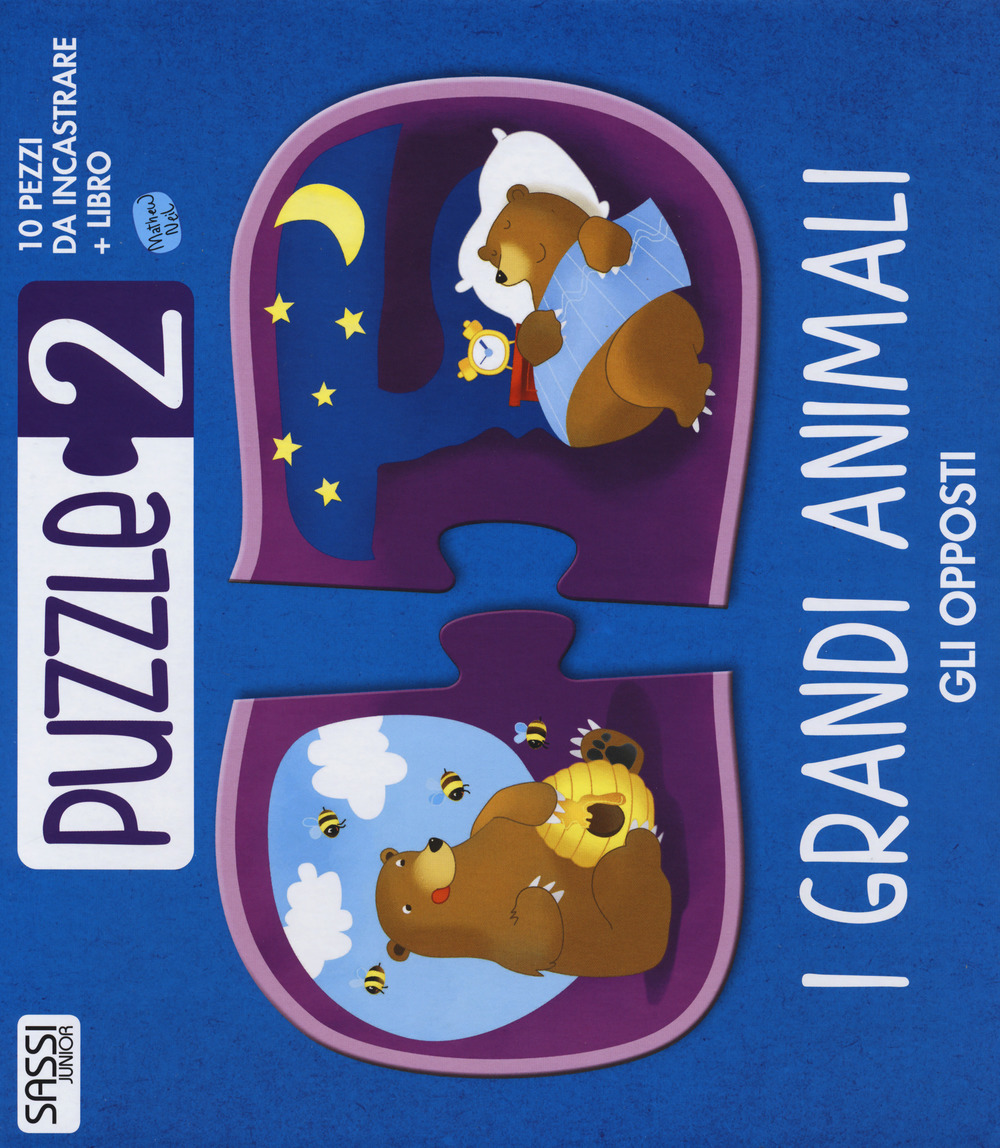 I grandi animali. Gli opposti. Puzzle 2