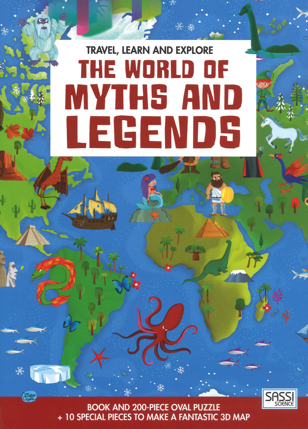 The world of myths and legends. Travel, learn and explore