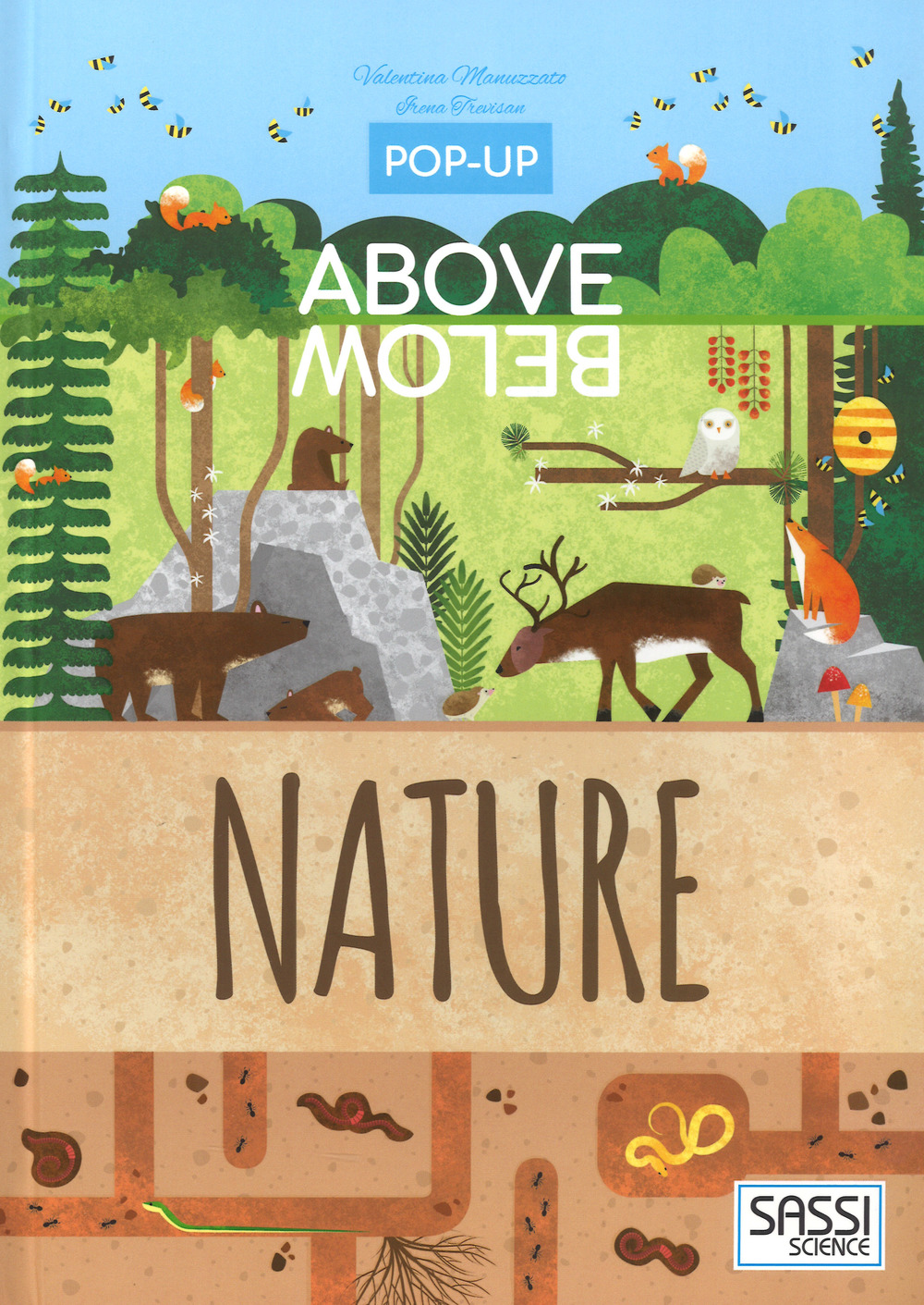 The nature. Above and below pop-up