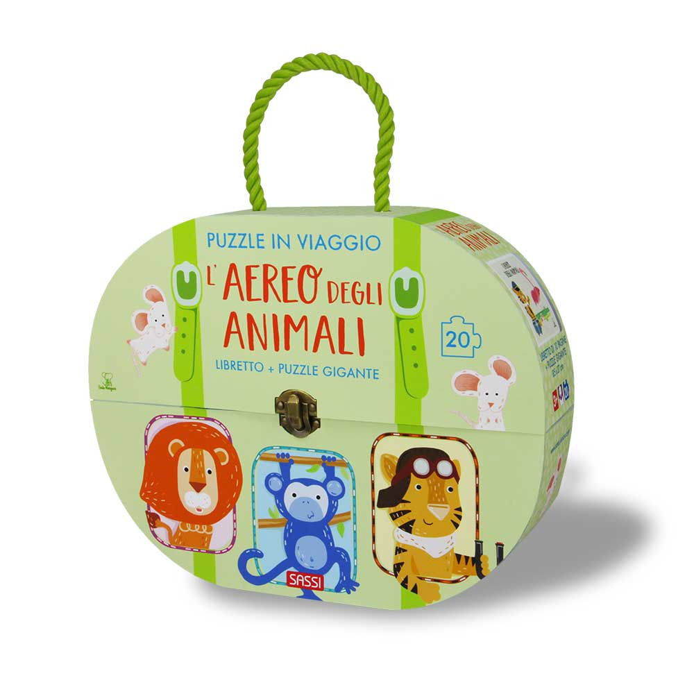 L'aereo degli animali. Puzzle in viaggio