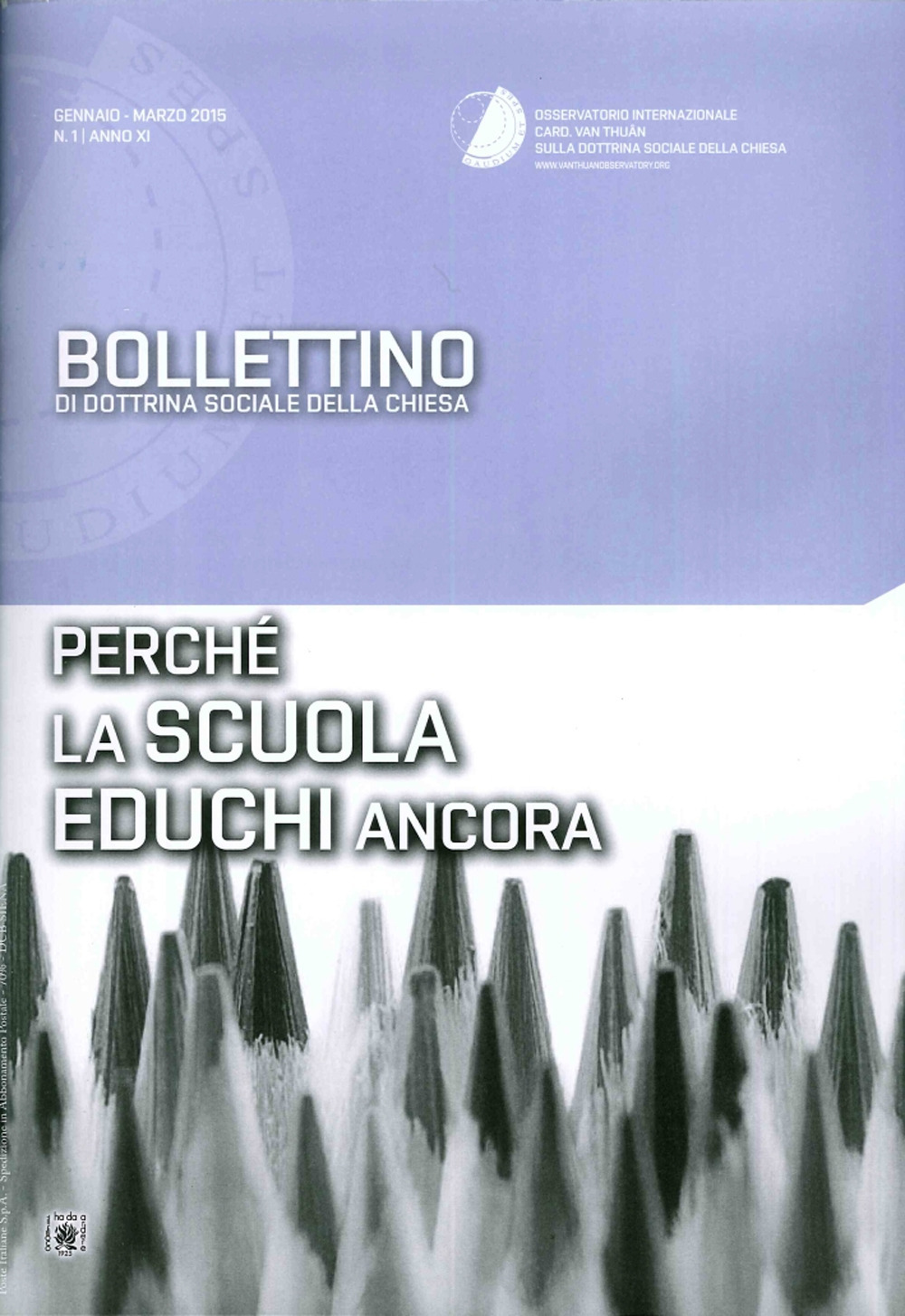 Bollettino di dottrina sociale della chiesa. Vol. 1