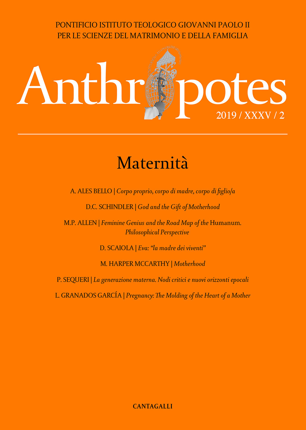 Anthropotes. Rivista di studi sulla persona e la famiglia. Vol. 2: Maternità