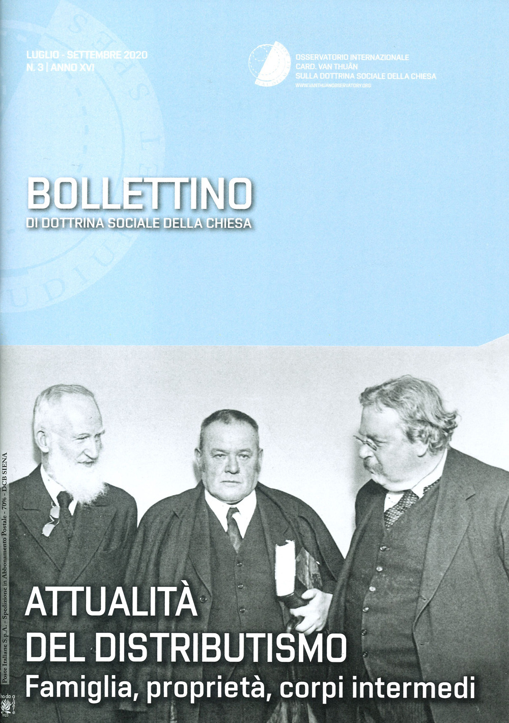 Bollettino di dottrina sociale della Chiesa. Vol. 3