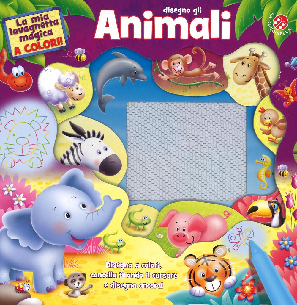 Disegno gli animali. La mia lavagnetta magica a colori