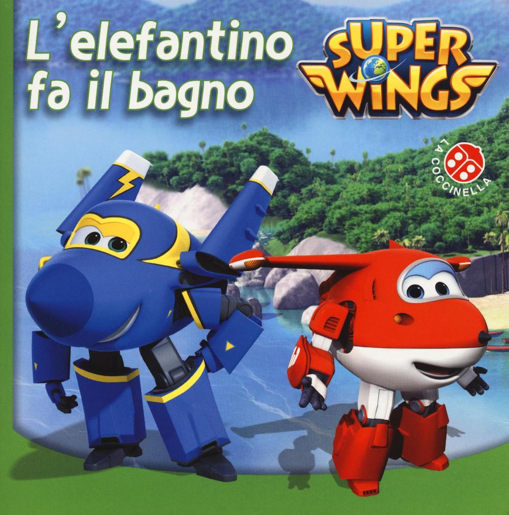 L'elefantino fa il bagno. Super Wings