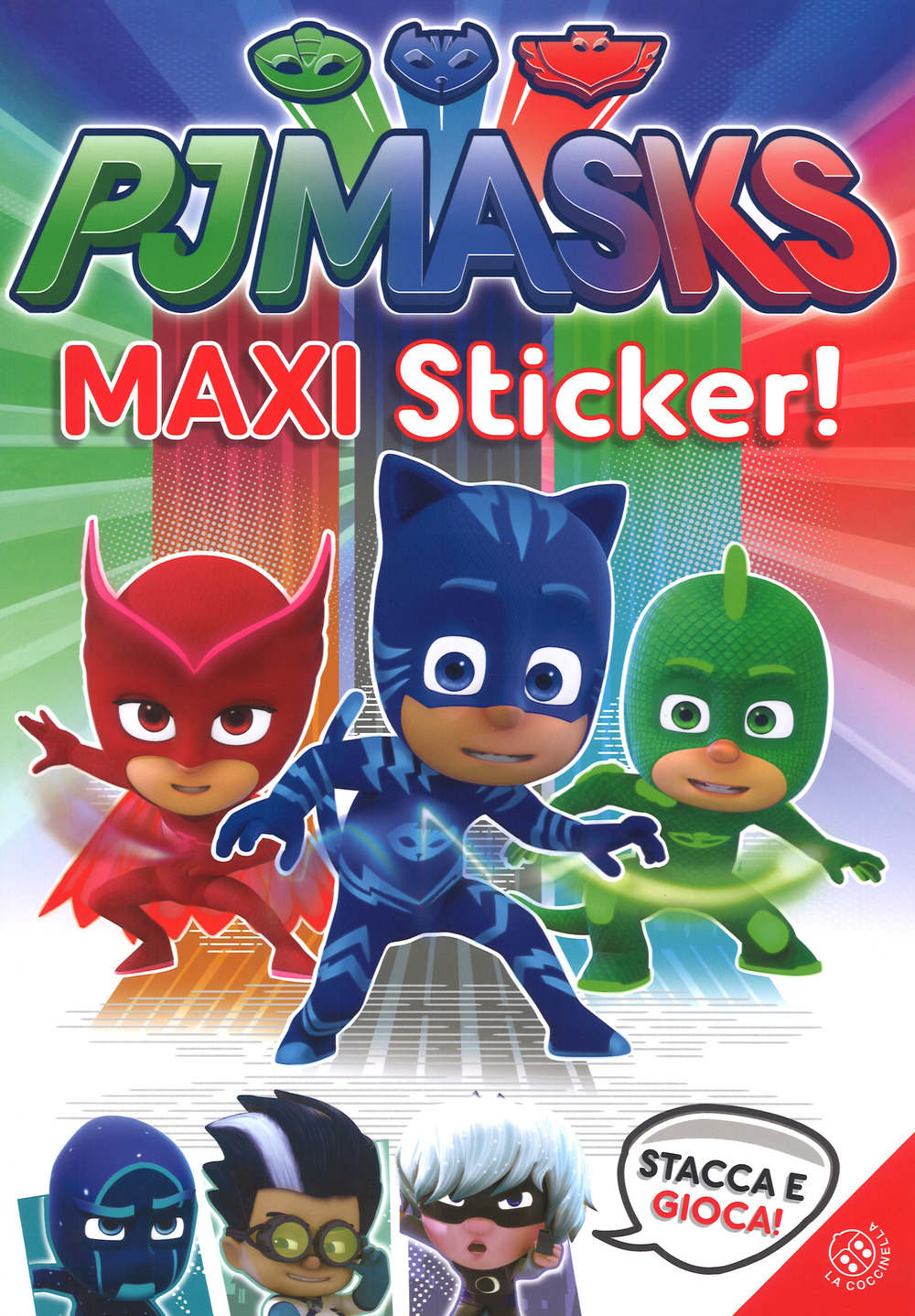 Superpigiamini. Maxi sticker. Pj Masks. Con adesivi