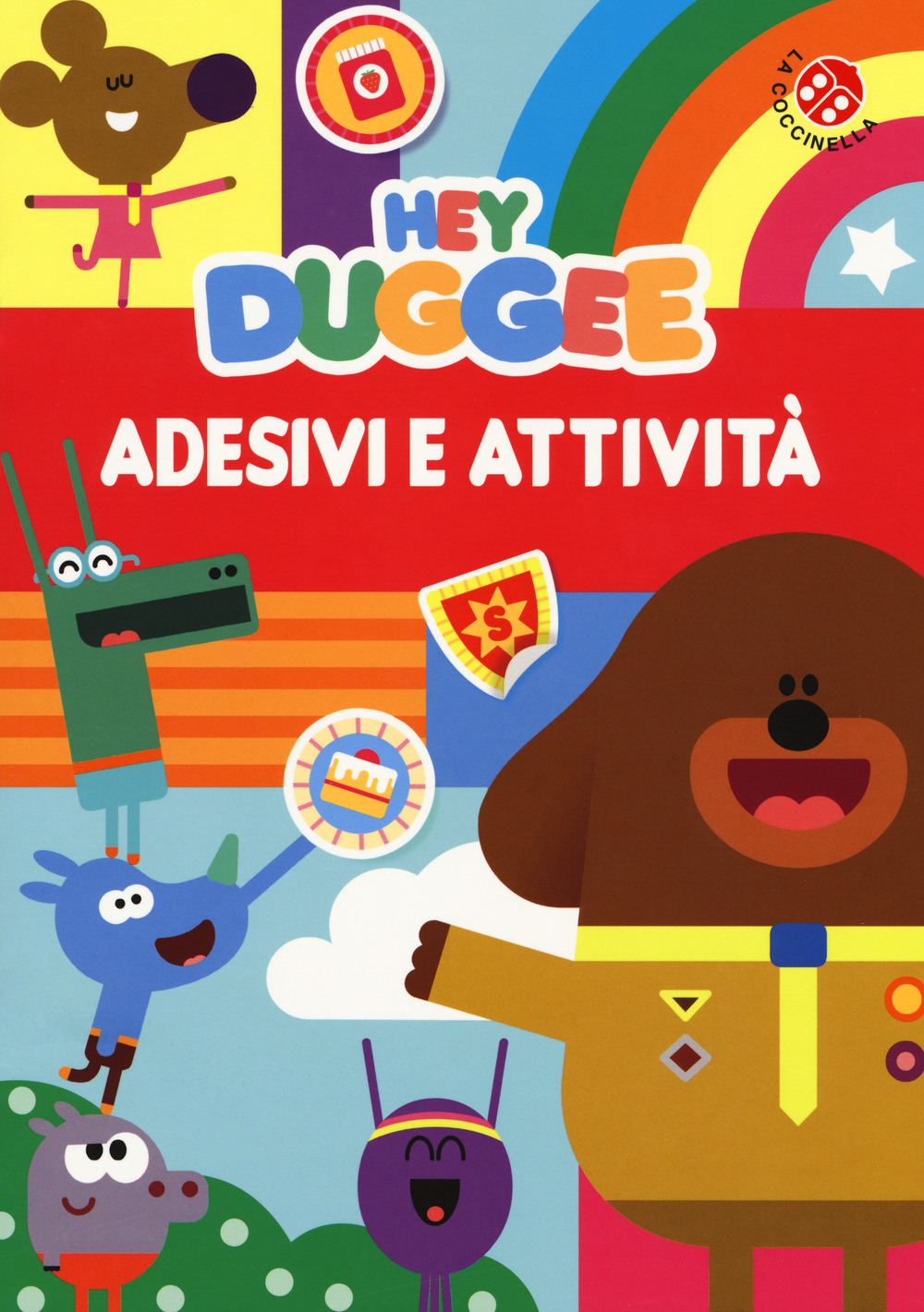 Adesivi e attività. Hey Duggee. Con adesivi
