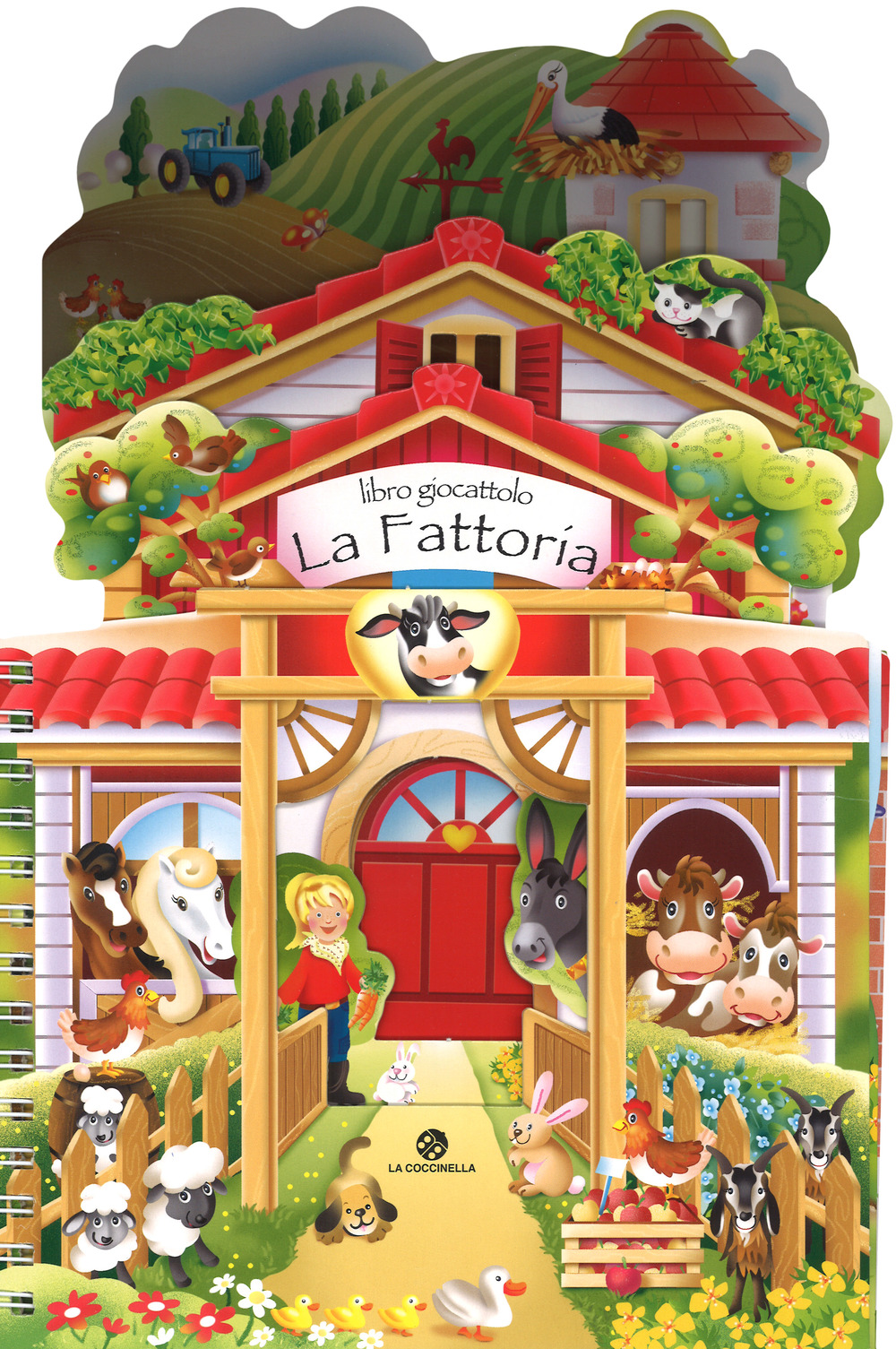 La fattoria. Libro giocattolo. Con adesivi