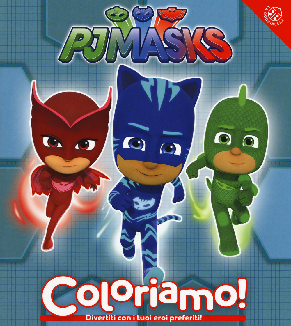 Superpigiamini. Coloriamo! Pj Masks
