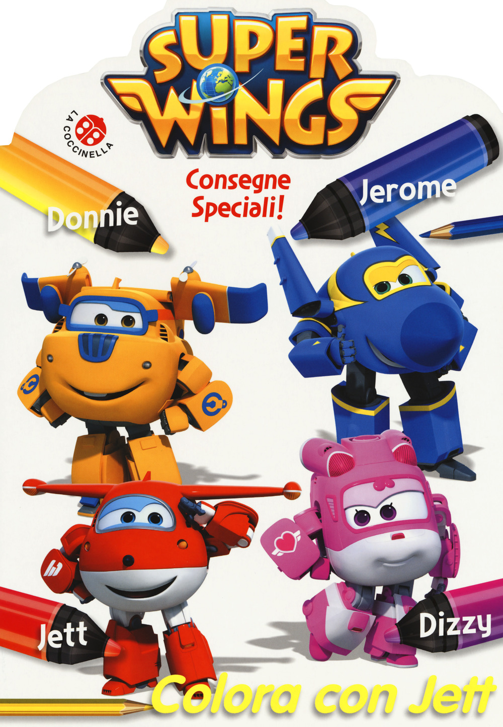 Consegne speciali! Colora con Jett. Super Wings