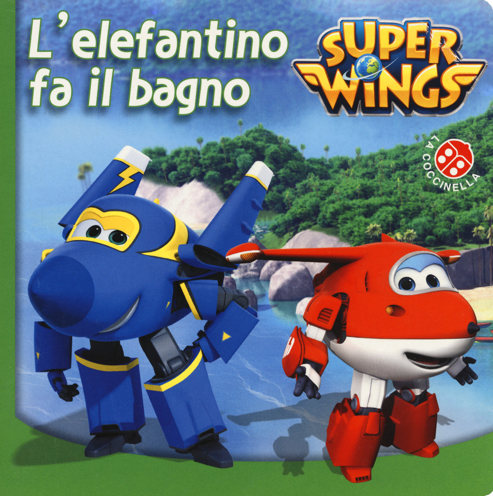 L'elefantino fa il bagno. Super Wings