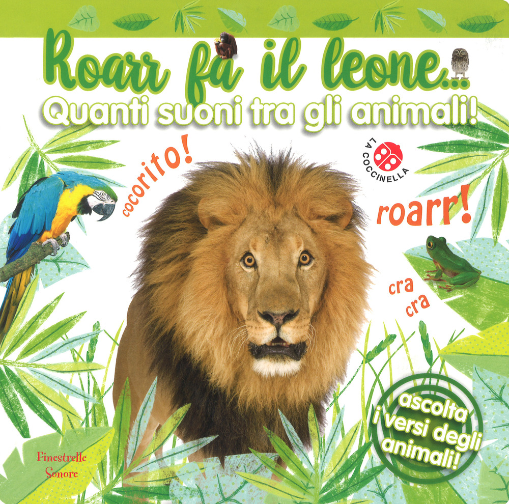 Roarr fa il leone... Quanti suoni tra gli animali! Finestrelle sonore