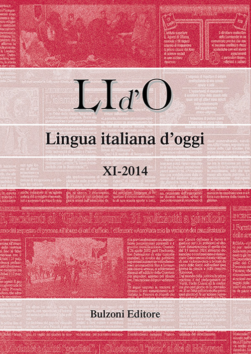 LI d'O. Lingua italiana d'oggi. Vol. 11