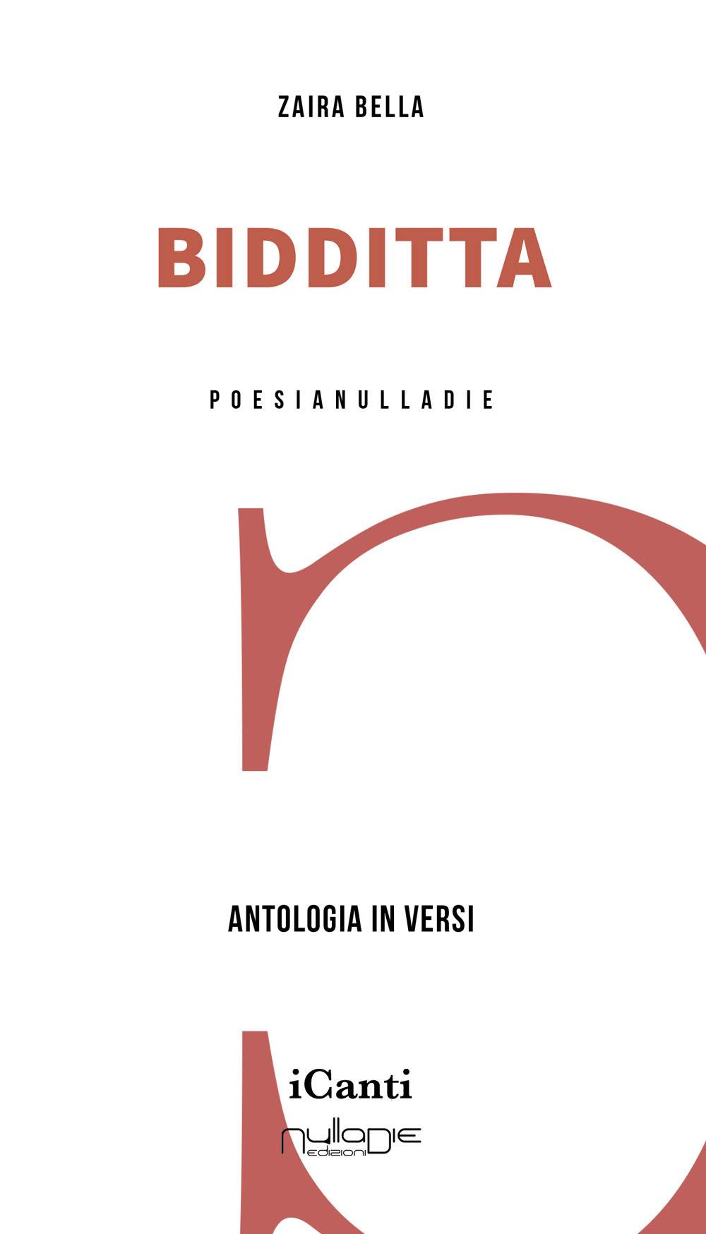Bidditta. Antologia in versi