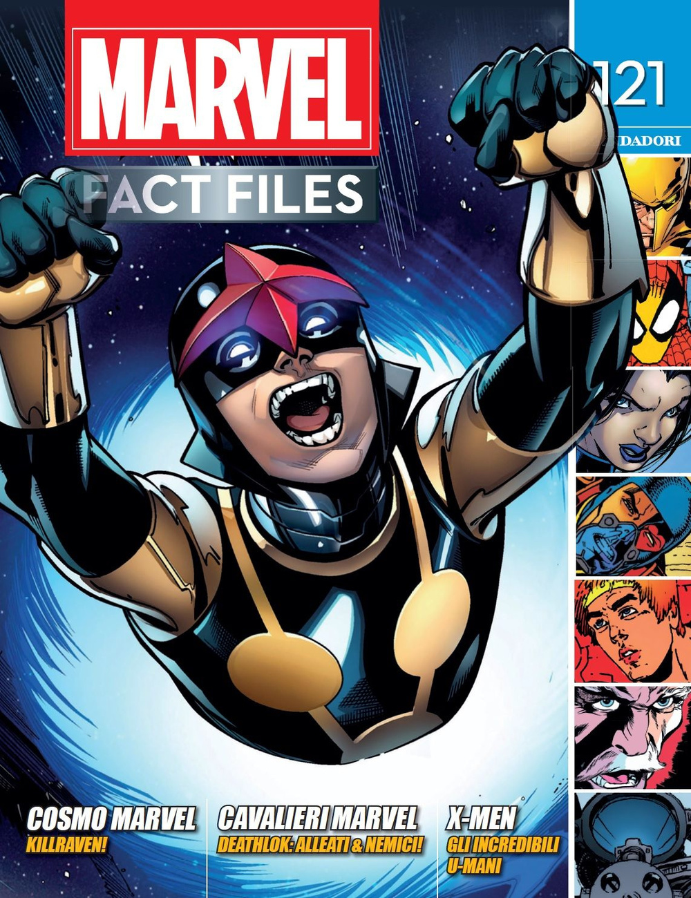 Marvel fact files. Vol. 63: 121-122