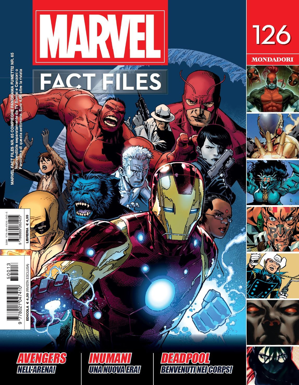 Marvel fact files. Vol. 65: 125-126
