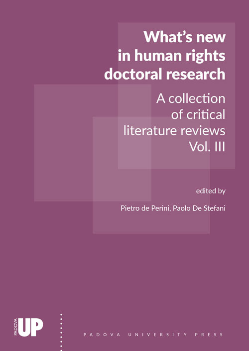 What’s new in human rights doctoral research. A collection of critical literature reviews. Vol. 3