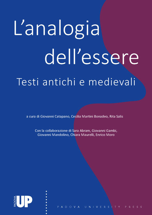 L'analogia dell’essere. Testi antichi e medievali