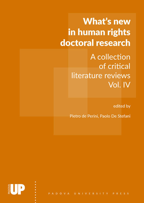 What’s new in human rights doctoral research. A collection of critical literature reviews. Vol. 4