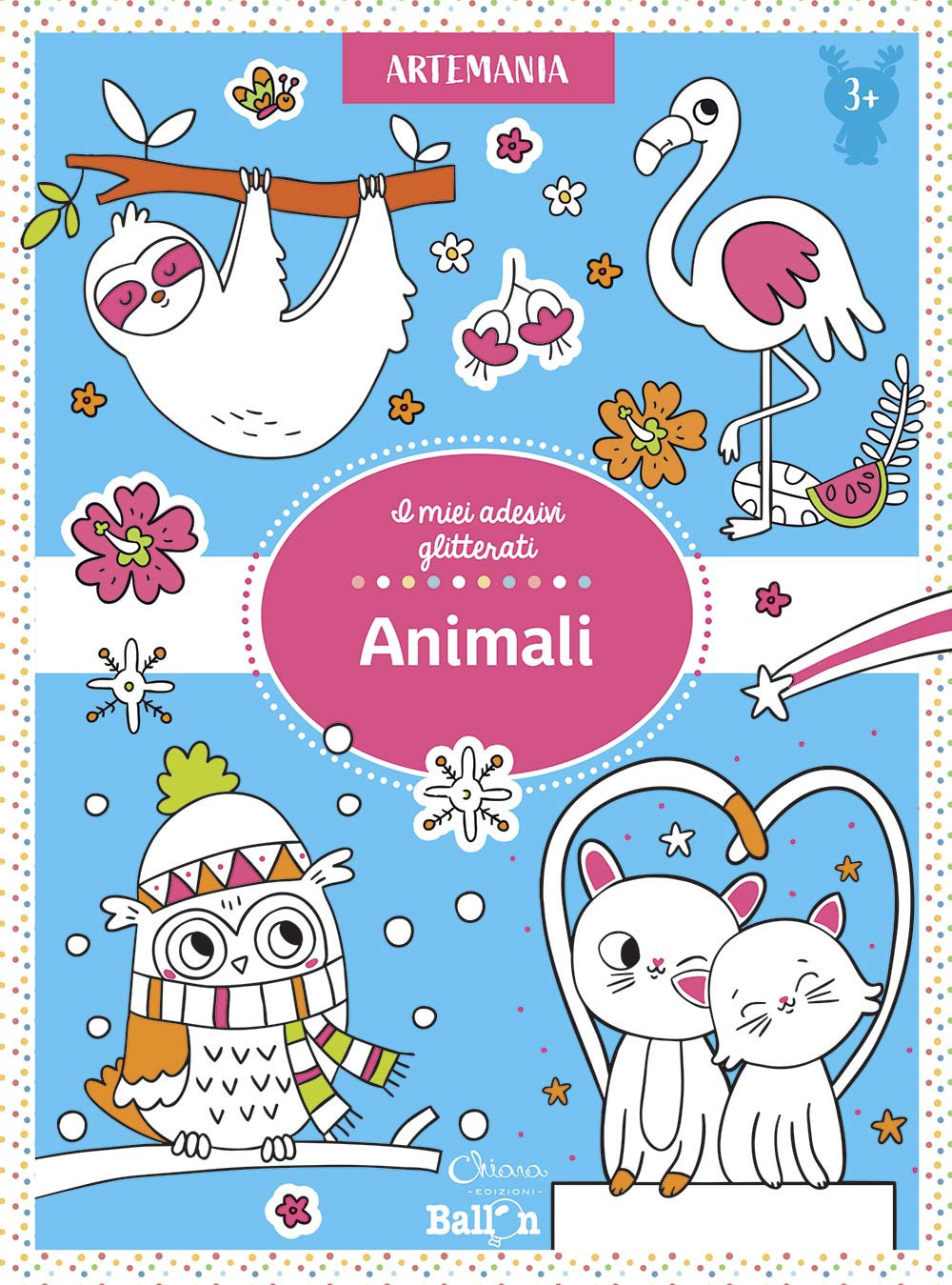 Animali. I miei adesivi glitterati