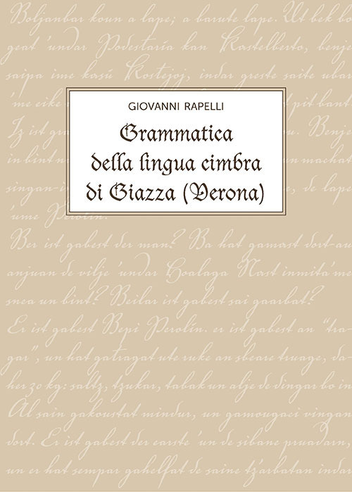 Grammatica della lingua cimbra di Giazza (Verona)