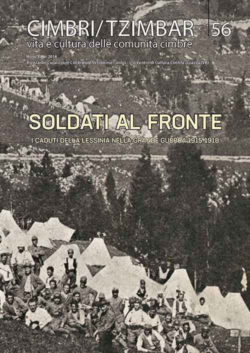 Cimbri-Tzimbar. Vita e culture delle comunità cimbre. Vol. 56