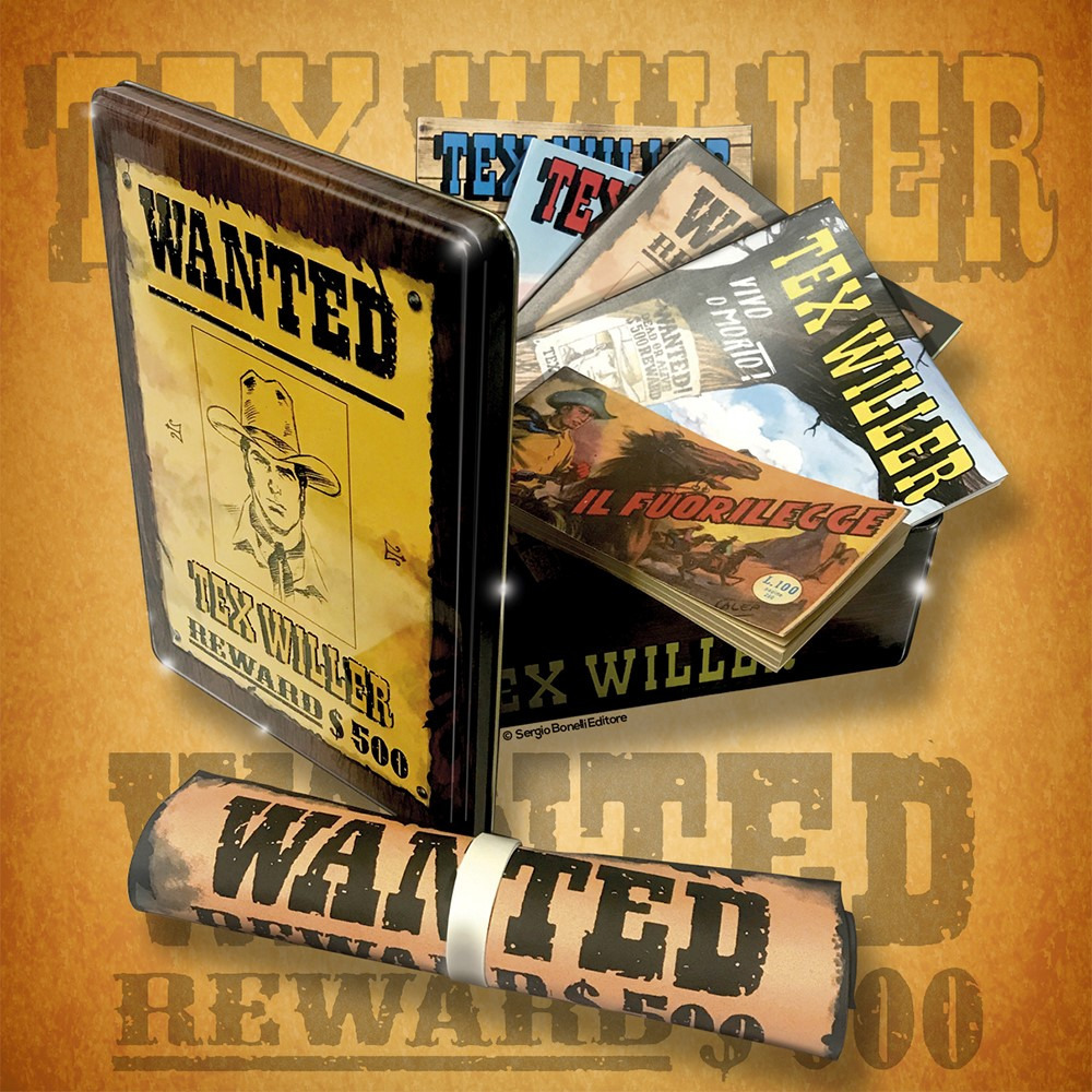 Tex Willer Wanted box