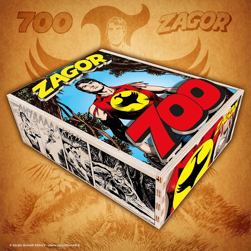 Zagor 700. Box legno