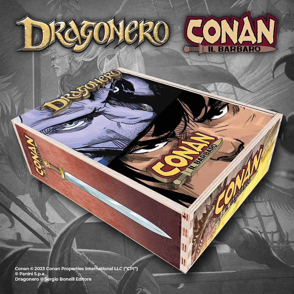 Dragonero-Conan il Barbaro. Box legno