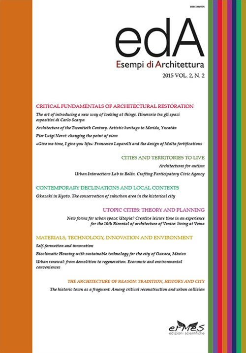 EDA. Esempi di architettura 2015. International journal of architecture and enginering. Vol. 2