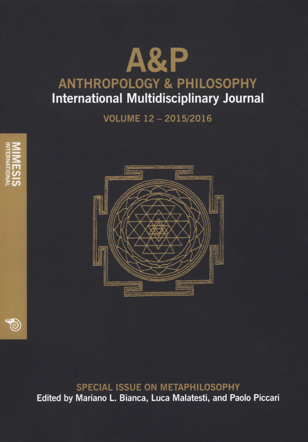 A&P. Anthropology and philosophy. International multidisciplinary journal. Vol. 12