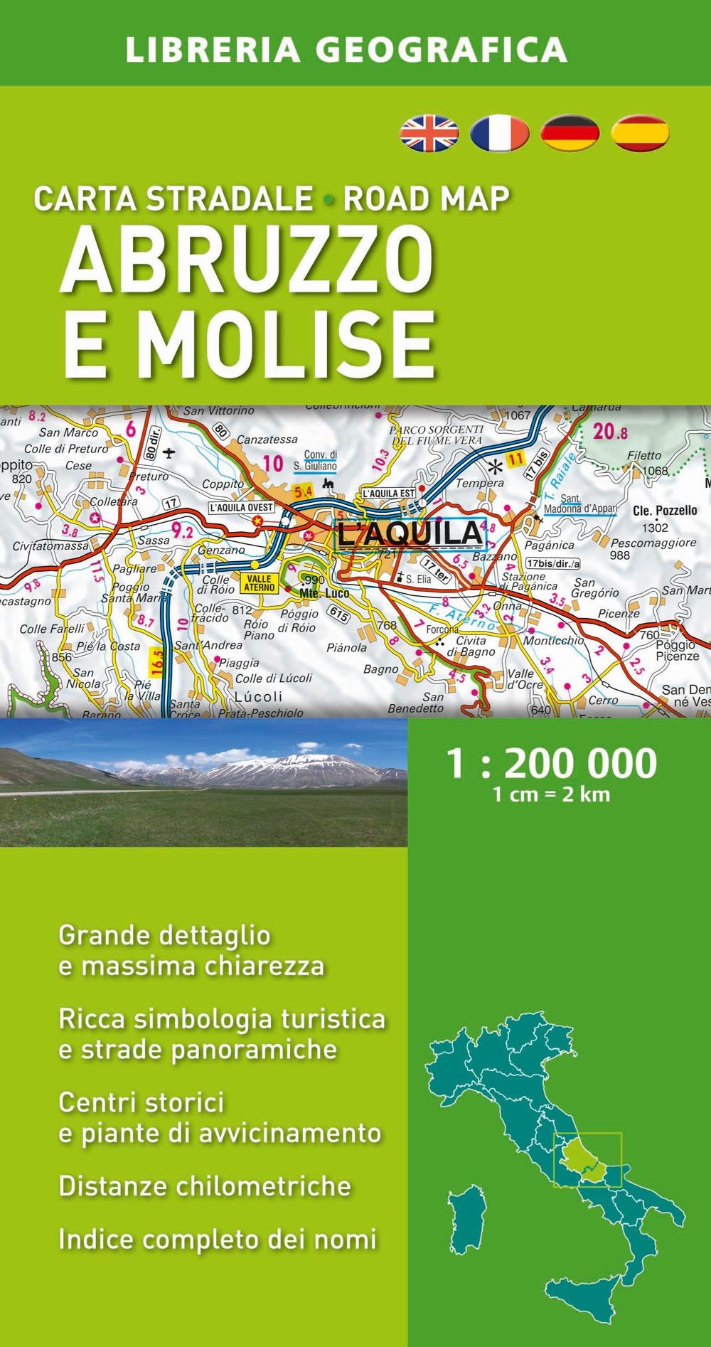 Abruzzo, Molise 1:200.000
