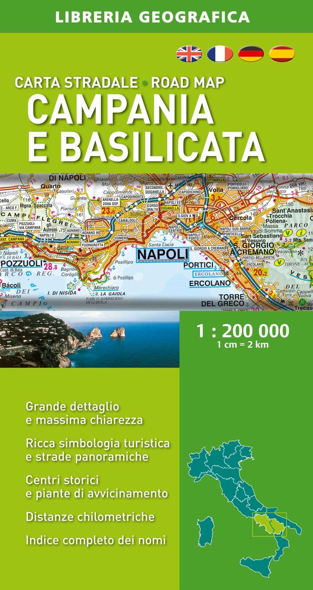 Campania e Basilicata 1:200.000