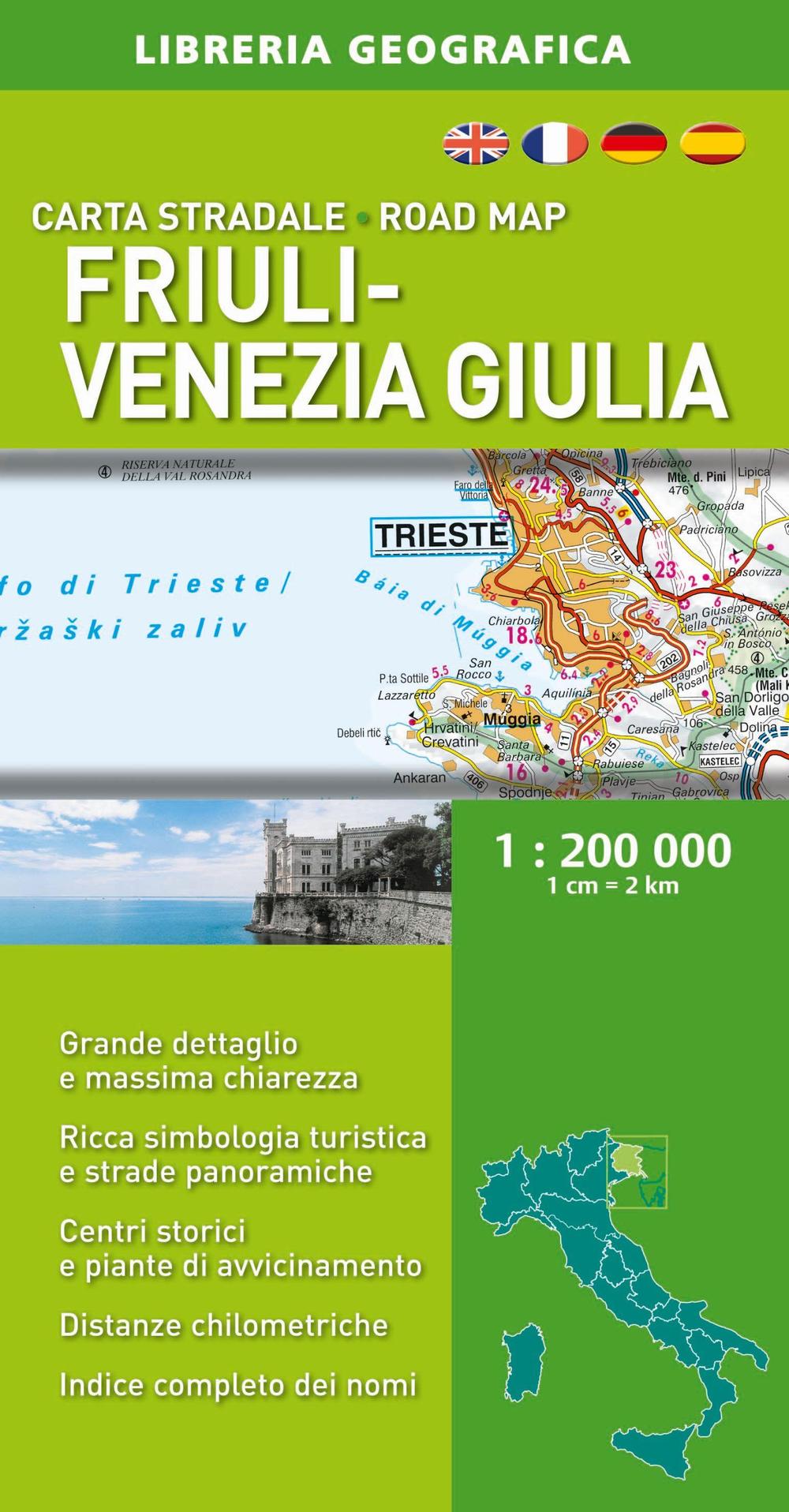 Friuli-Venezia Giulia 1:200.000