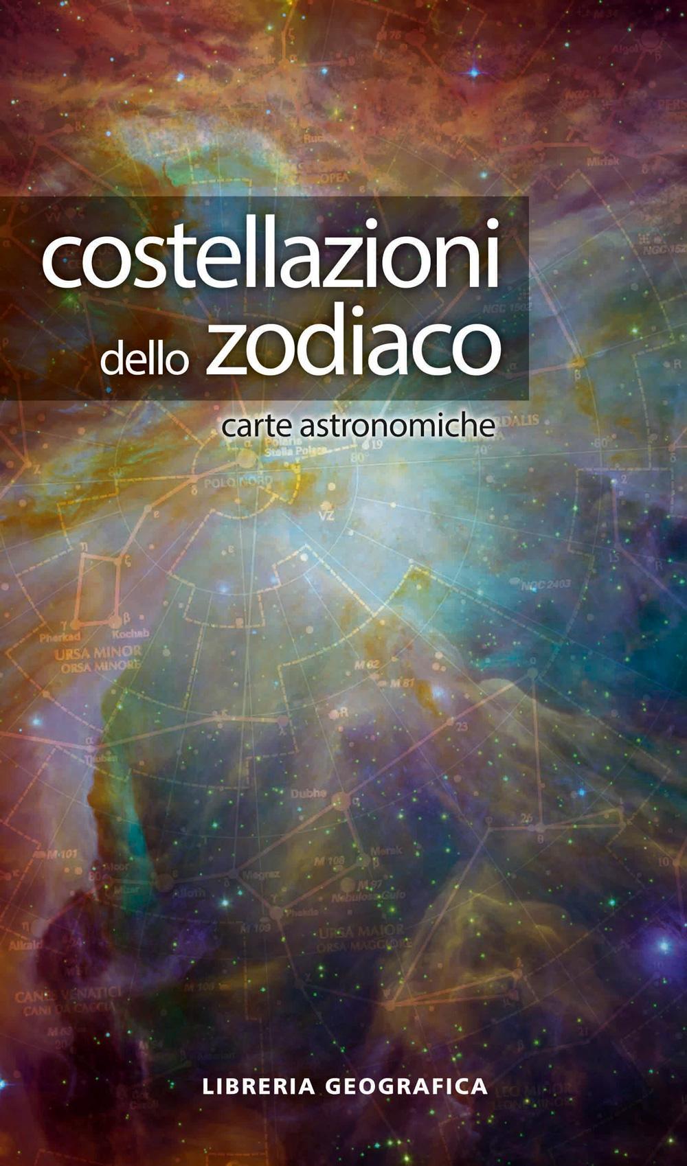 Costellazioni dello zodiaco. Carta astronomica