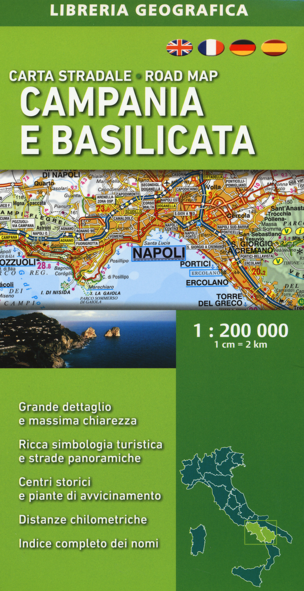 Campania e Basilicata 1:200.000