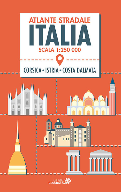 Atlante stradale Italia 1:250.000. Con Corsica, Istria e Costa dalmata