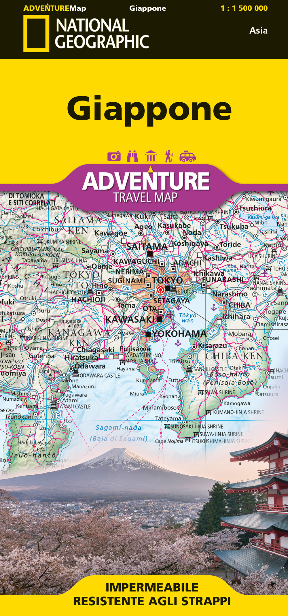 Giappone. Adventure travel map 1:1.500.000