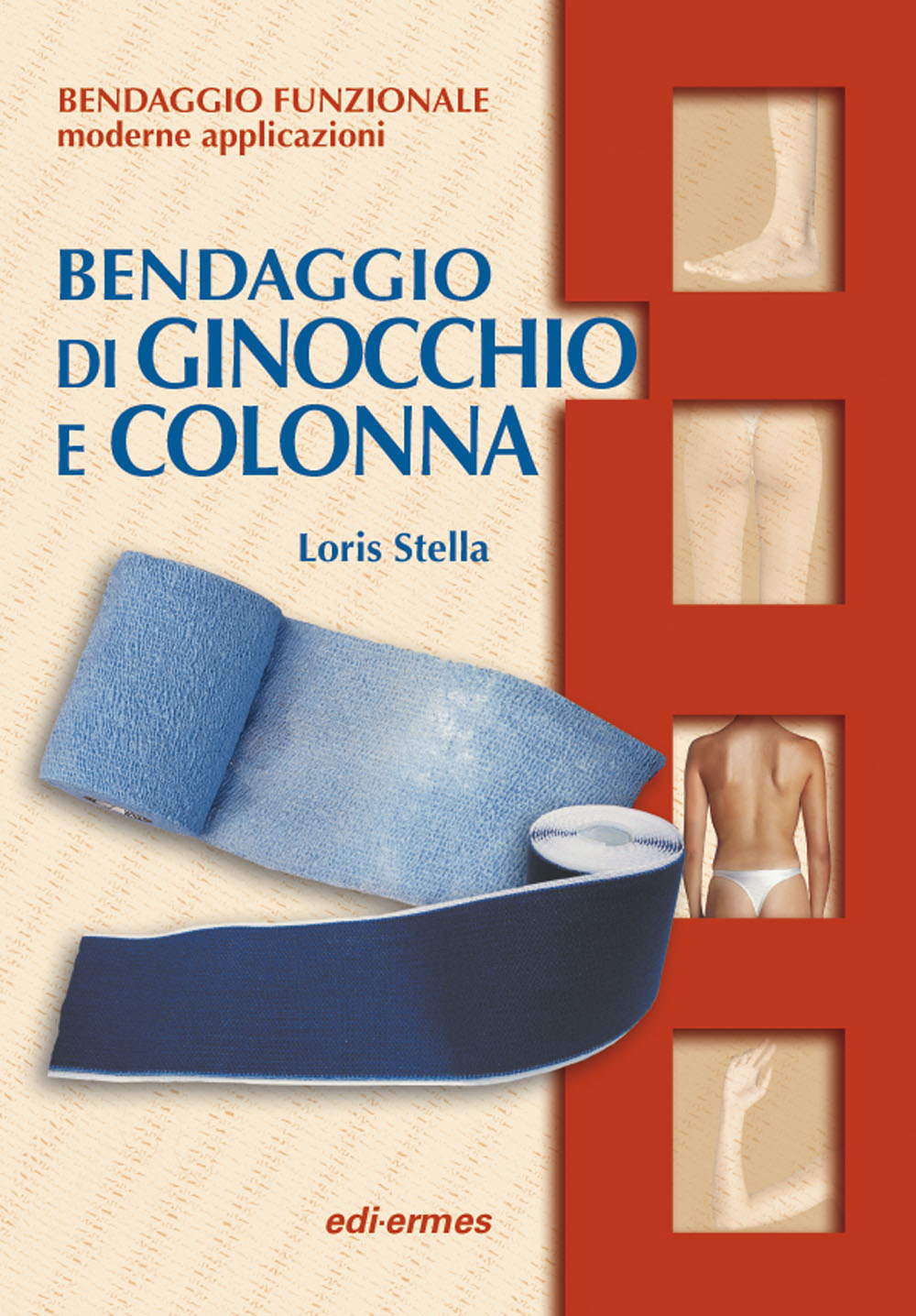 Bendaggio di ginocchio e colonna