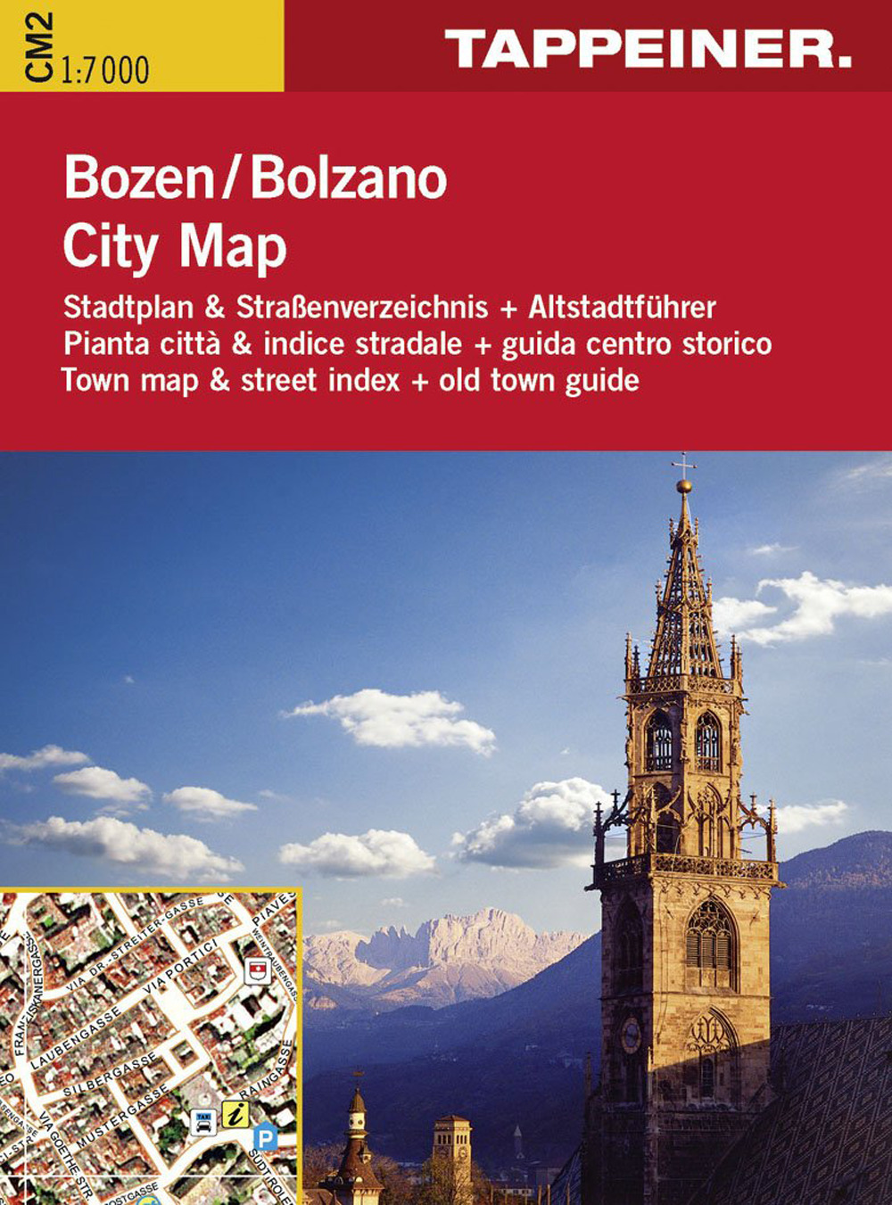 Stadtplan Bozen Citymap-Cartina stradale Bolzano Citymap