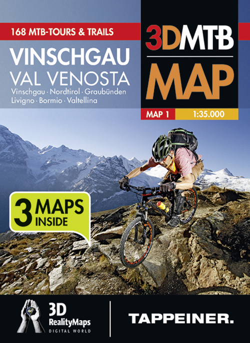 Best of Val Venosta. Set cartine 3D MTB