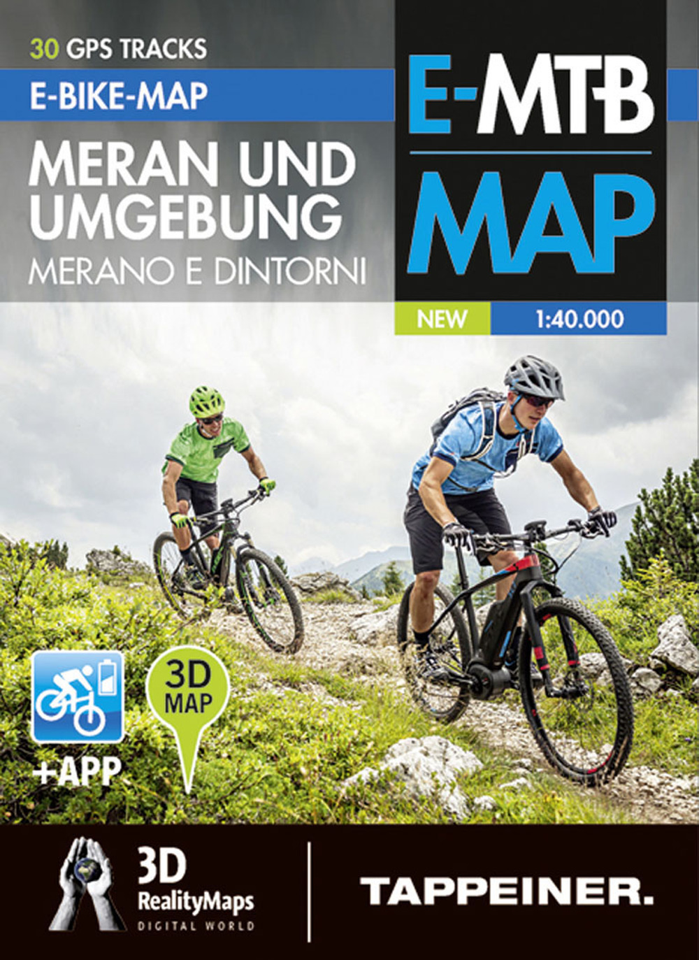 Merano e dintorni. 3D e-bike map. Ediz. italiana e tedesca