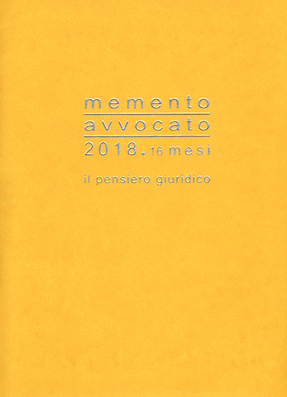 Memento avvocato 2018 16 mesi