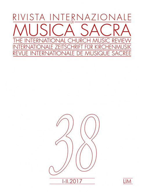 Rivista internazionale di musica sacra. Vol. 1-2