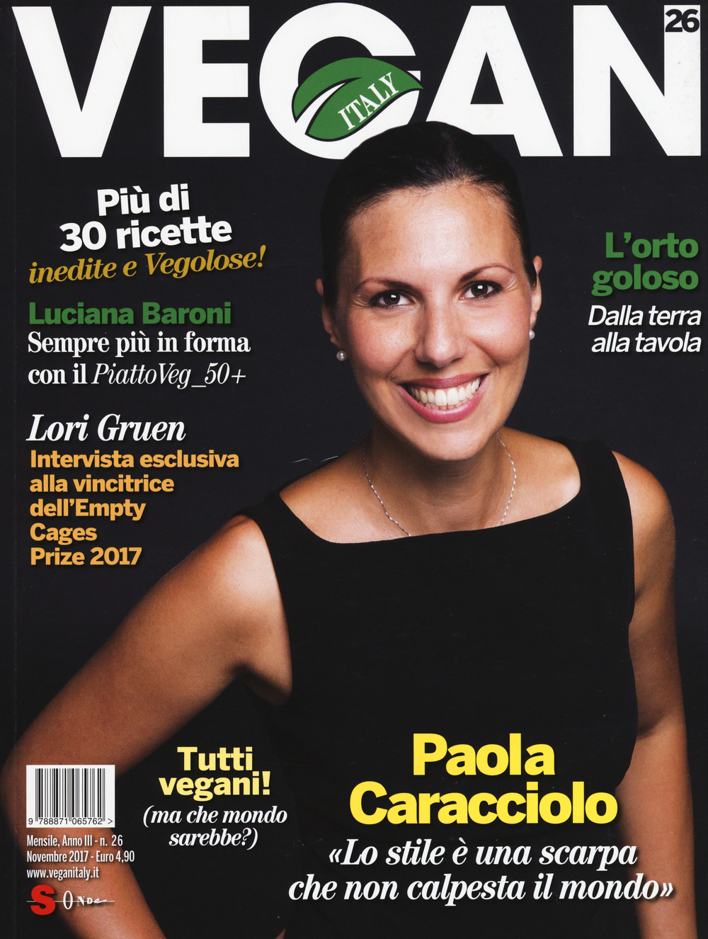 Vegan Italy. Vol. 26: Novembre